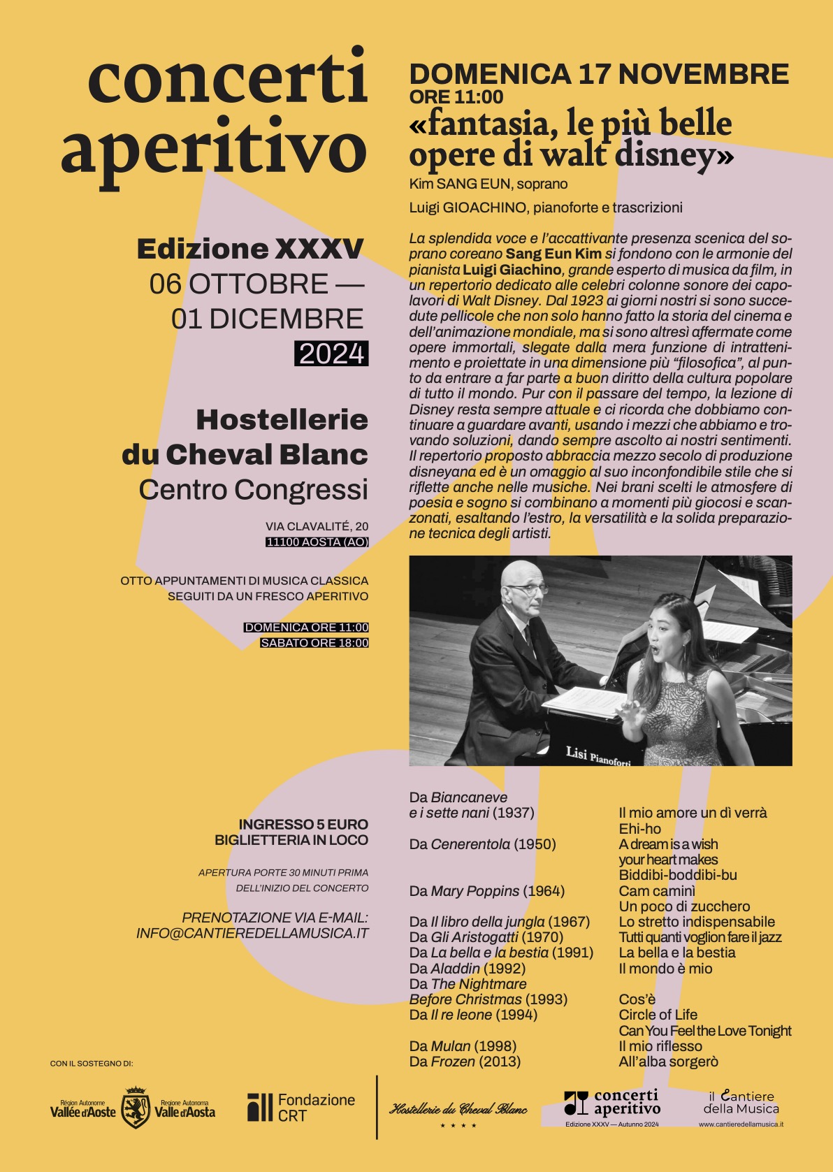 concerto 17 nov