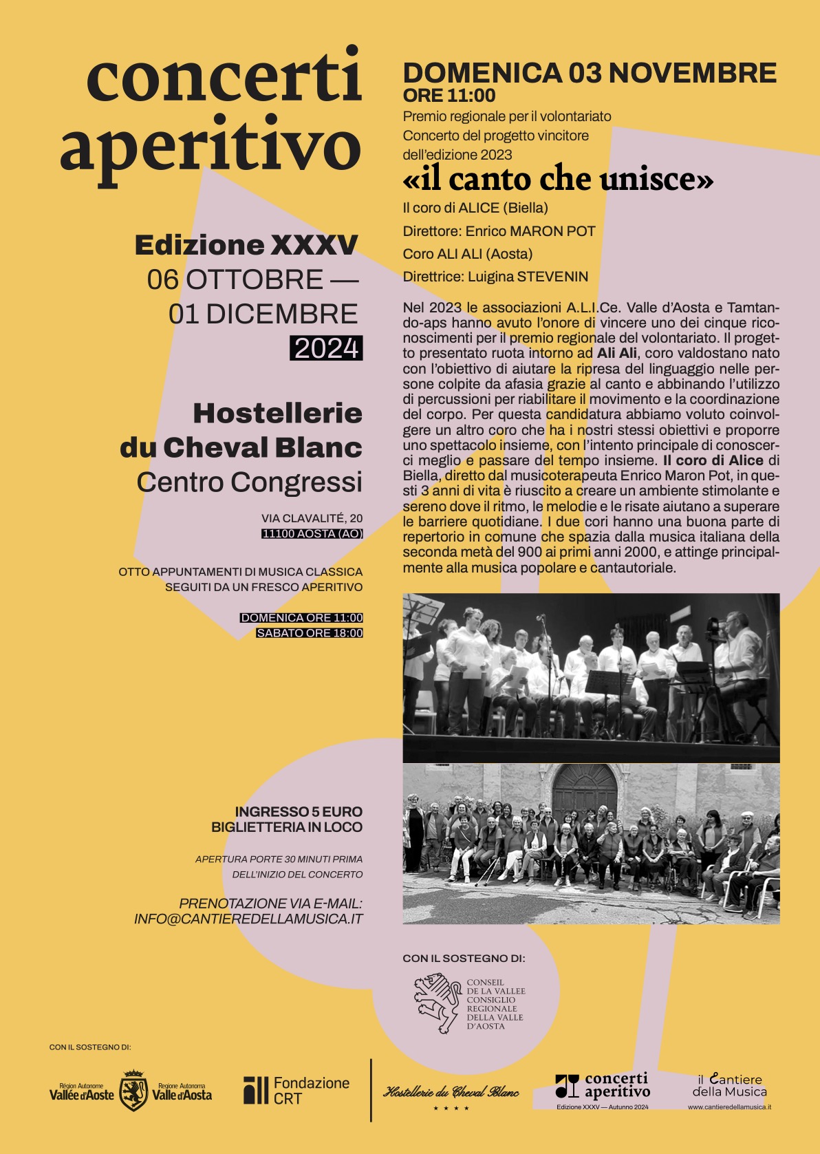 concerto 3 nov
